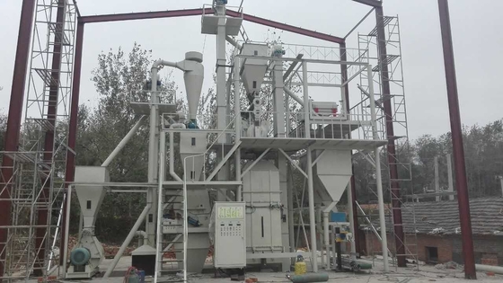 خرید خط تولید پلت چوب Ring Die Biomass Wood 180kw online manufacture