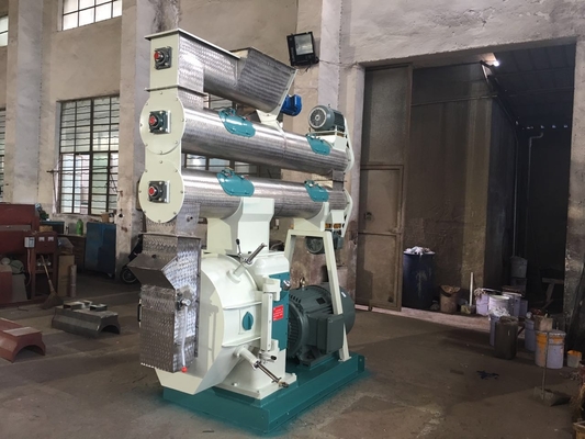 Gear Driven Pellet Mill Animal Chicken 1th Feed Pellet Production Line
